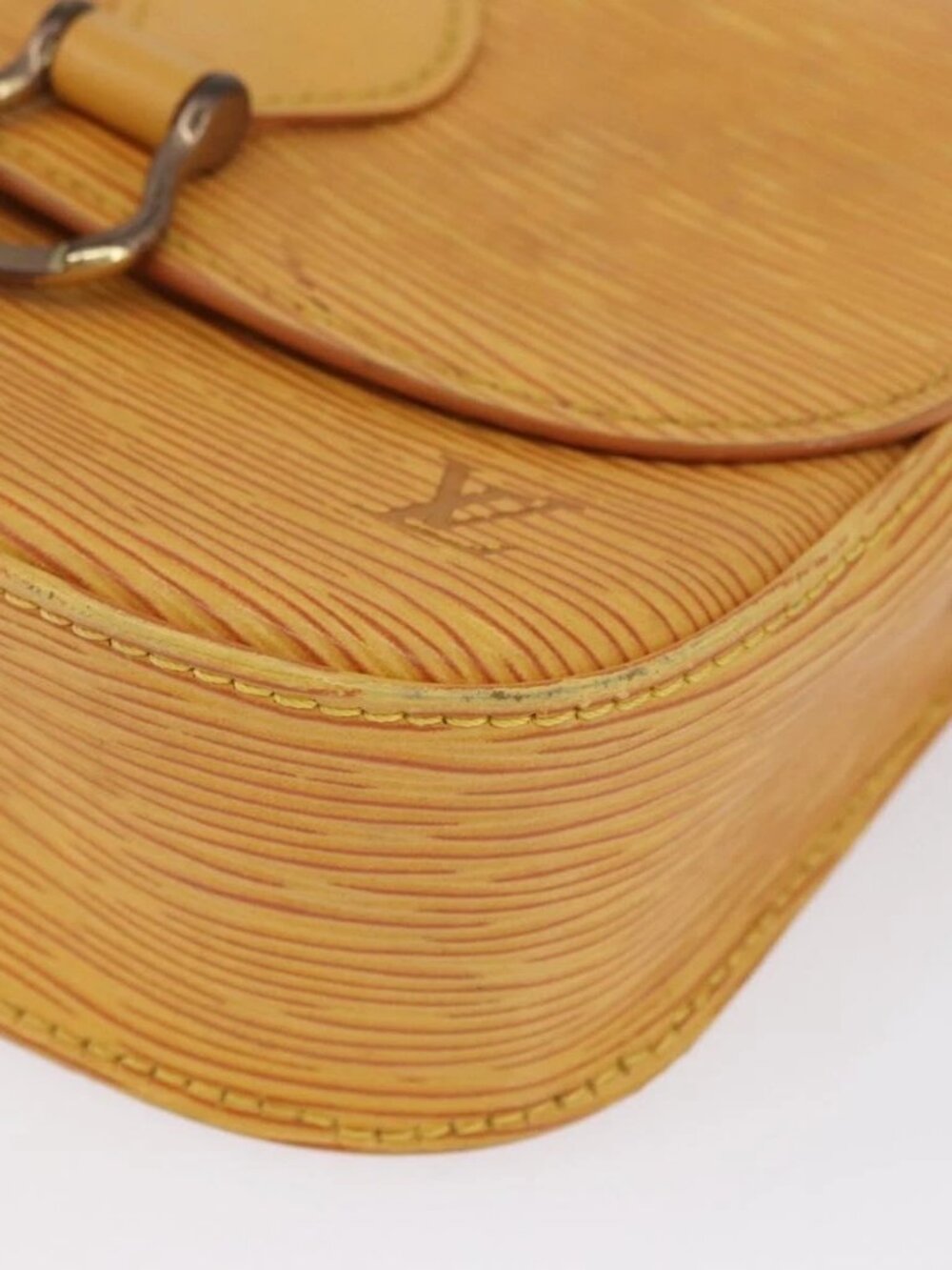 LOUIS VUITTON Epi Saint Cloud PM Shoulder Bag Yellow M52219 LV Auth LNZ331 - Picture 5 of 16